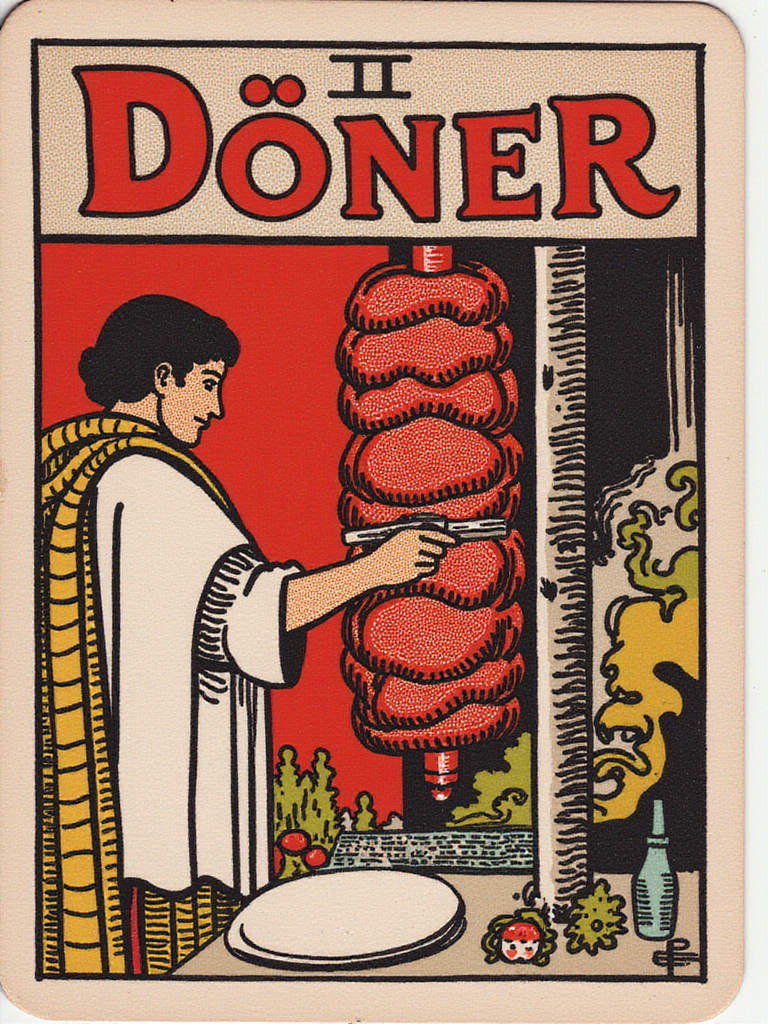Kebab Flux Tarot Card